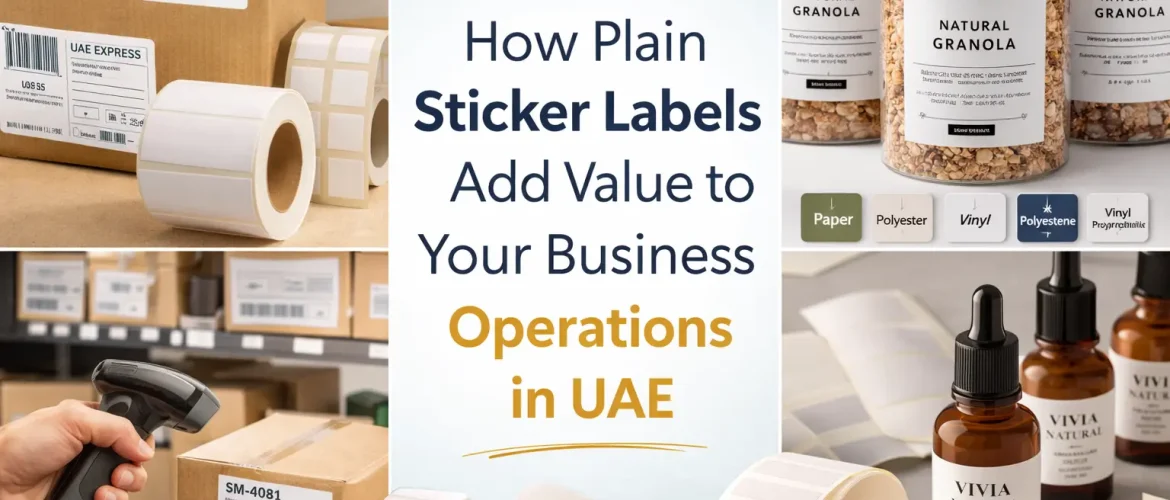 How Plain Sticker Labels Add Value to Your Business Operations in UAE